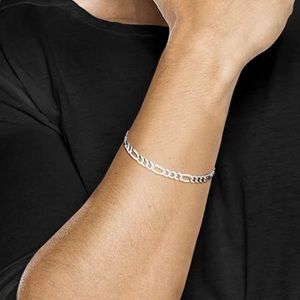Figaro 925 Italian Sterling Silver bracelet